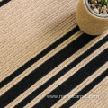 natural fiber woven indoor outdoor jute rug